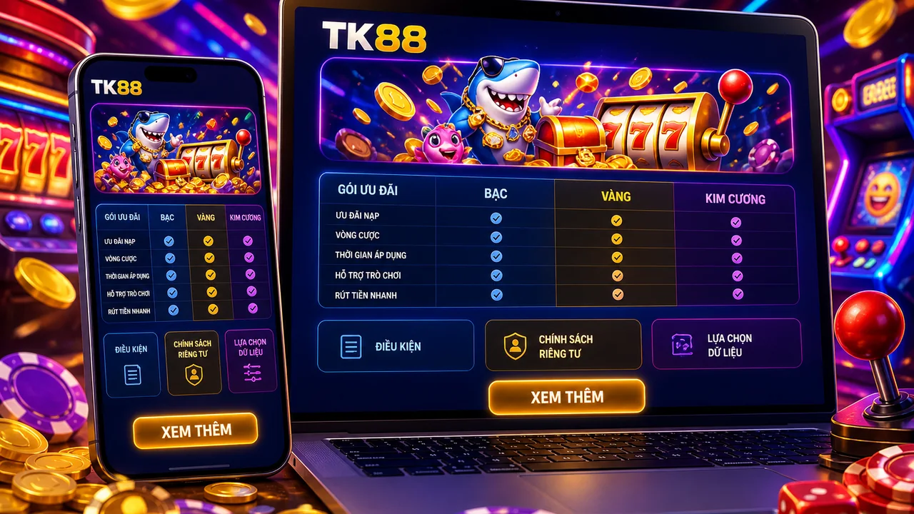 Checklist đối chiếu ưu đãi trên điện thoại và máy tính: so sánh thông tin riêng tư ưu đãi tk88