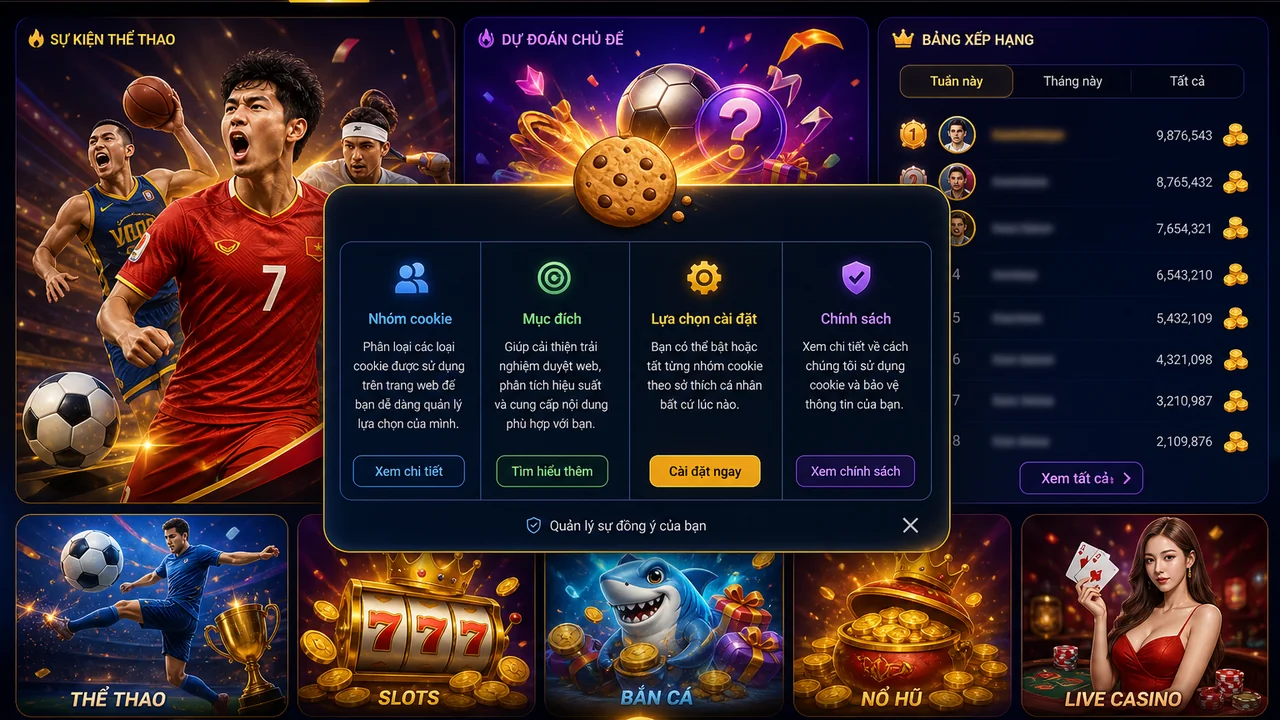Đọc gì trước khi chọn cài đặt cookie trên trang ưu đãi tk88?